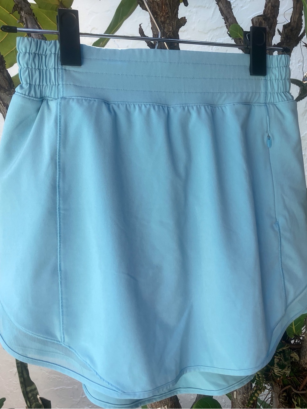 LULULEMON High-Rise Skort SIZE 4 POWDER BLUE Tennis, Pickleball,Golf